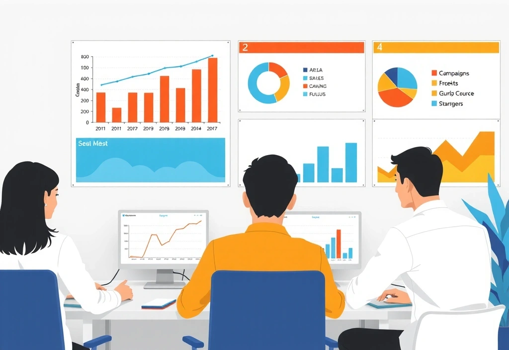 growthcraft team analyzing marketing data and results